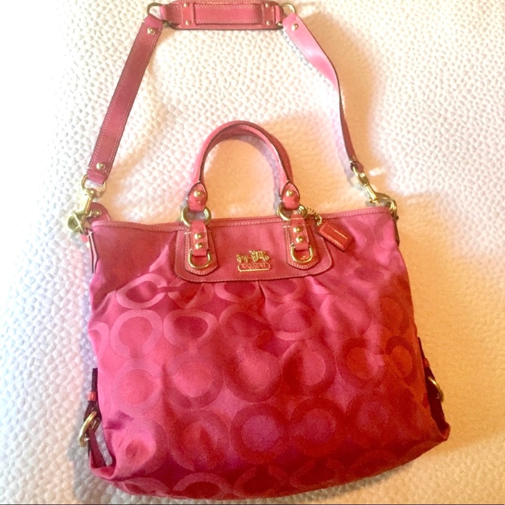 Beautiful pink Coach handbag